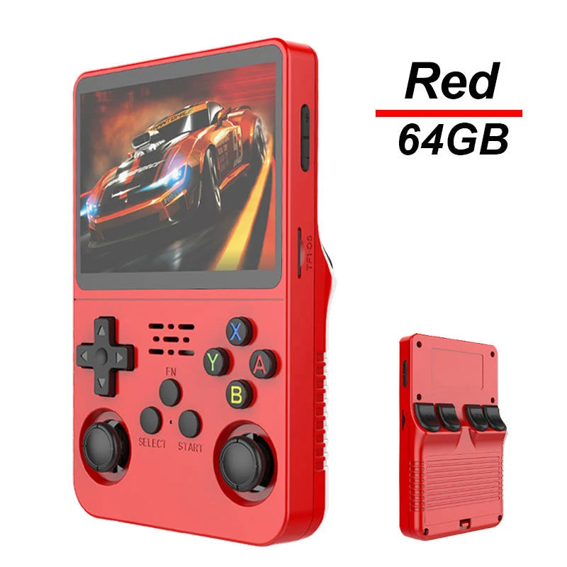 Console Portable R36S Rétro 3.5" IPS ArkOS 20000+ Jeux 64Go/128Go – CLEVI Paris