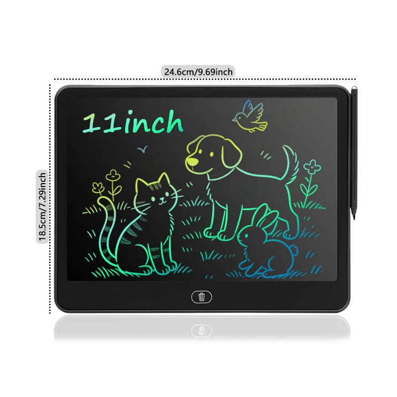 Tablette LCD Dessin Enfant – Ardoise Numérique Portable 8"/11"/13"/16" – Jouet Éducatif