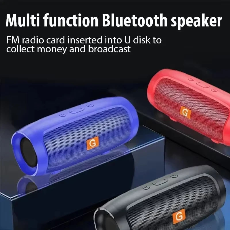 Enceinte Bluetooth Portable Lenovo TF – Stéréo Dual, Subwoofer, FM Radio, TF/USB, IPX5
