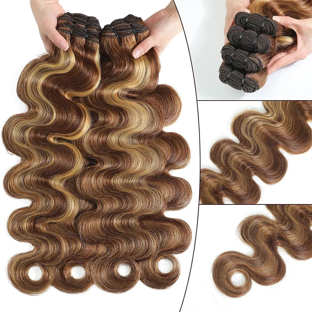 Bundles Body Wave ombré, cheveux humains – CLEVI Paris