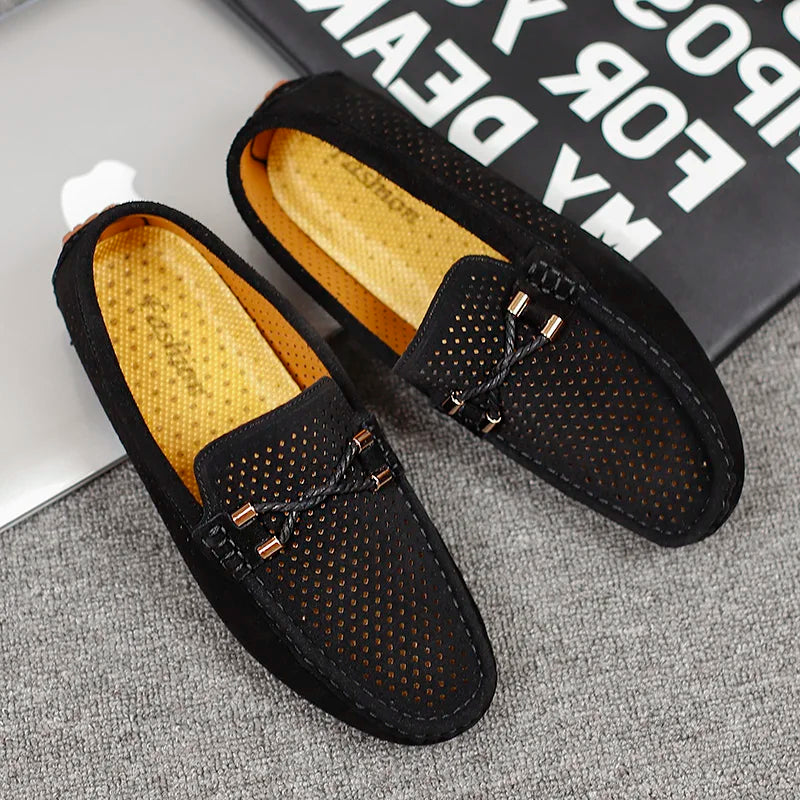 Mocassins Homme Cuir Suédé – CLEVI Paris