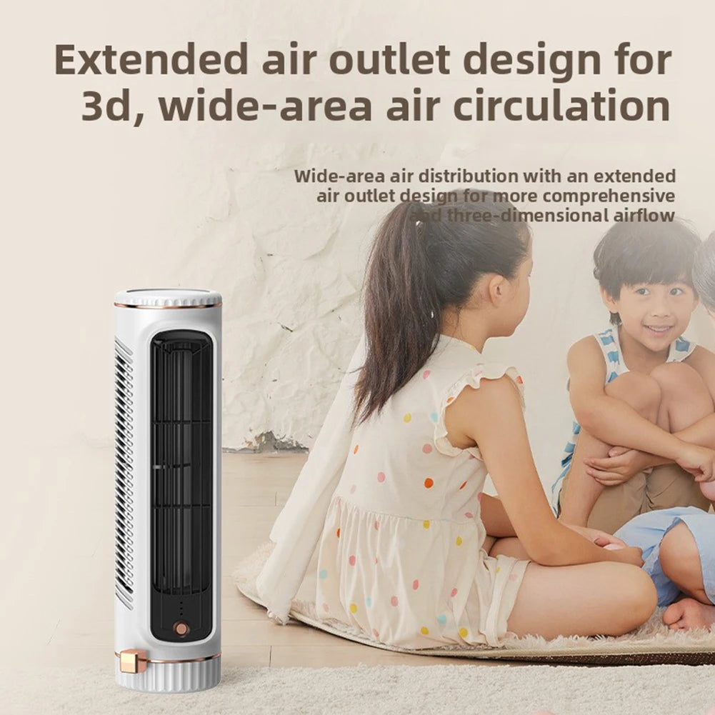 Mini ventilateur tour rechargeable – CLEVI Paris