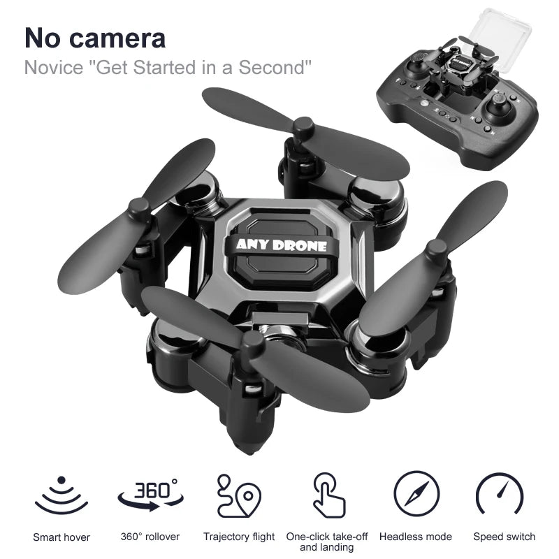 Mini Drone Pliable K04 – Caméra 4K, Moteur Brushless, Protège-Hélices, 12 min de Vol – CLEVI Paris