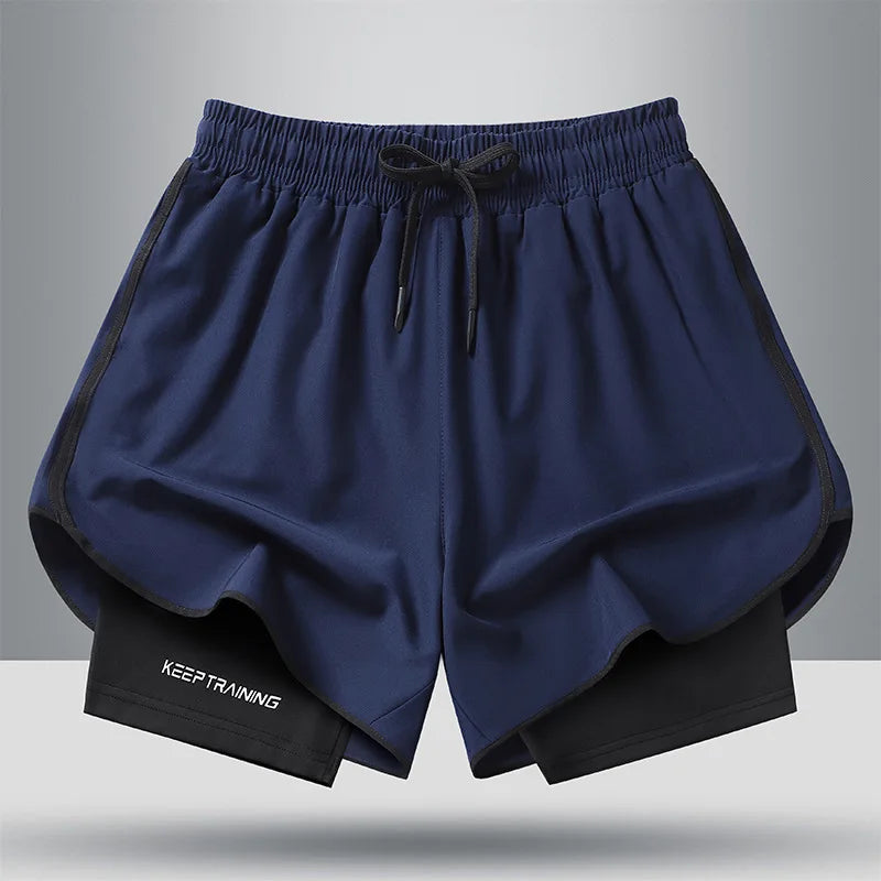 Short de Sport Séchage Rapide Homme | Polyester, Taille Élastique, Gym & Running – CLEVI Paris