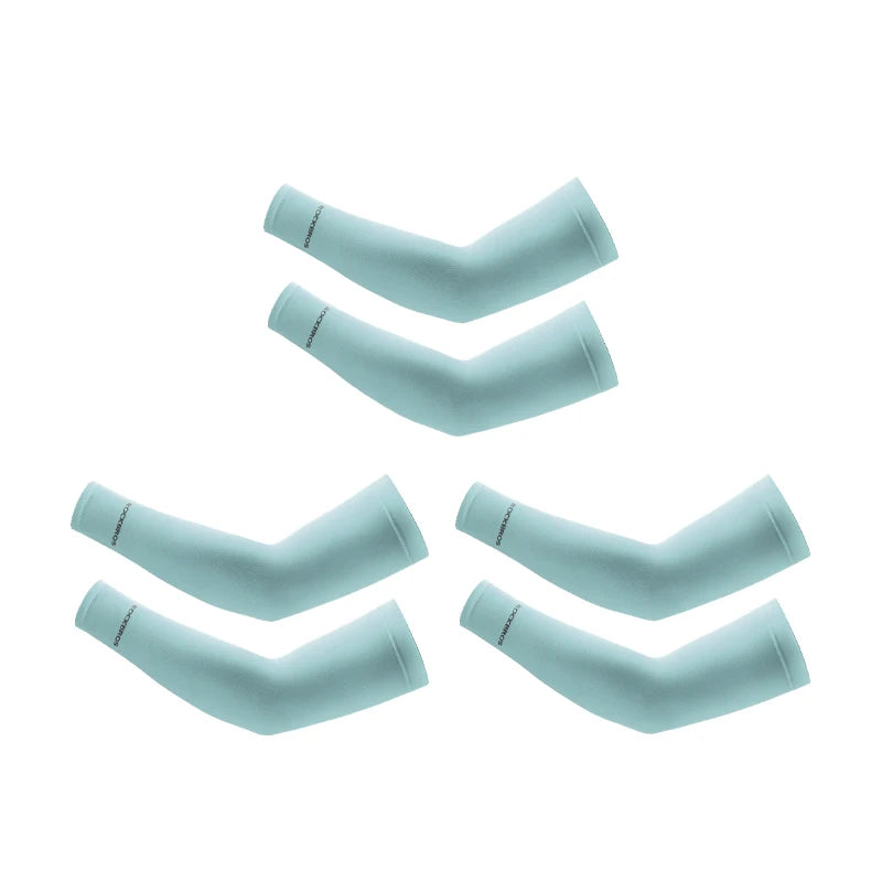 Manchettes Cyclisme Nylon Ice Silk | Protection UV, Respirantes, Vélo Route & VTT, Taille Unique – CLEVI Paris