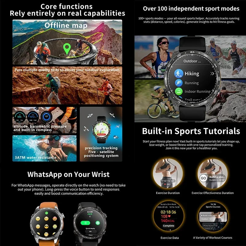 Montre Connectée GPS HD 300 Pro – CLEVI Paris