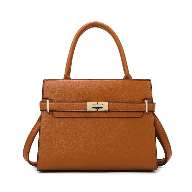 Set Sac à Main Femme Luxe – Grand Sac + Pochette | Cuir PU | Épaule & Bandoulière | 10 Coloris