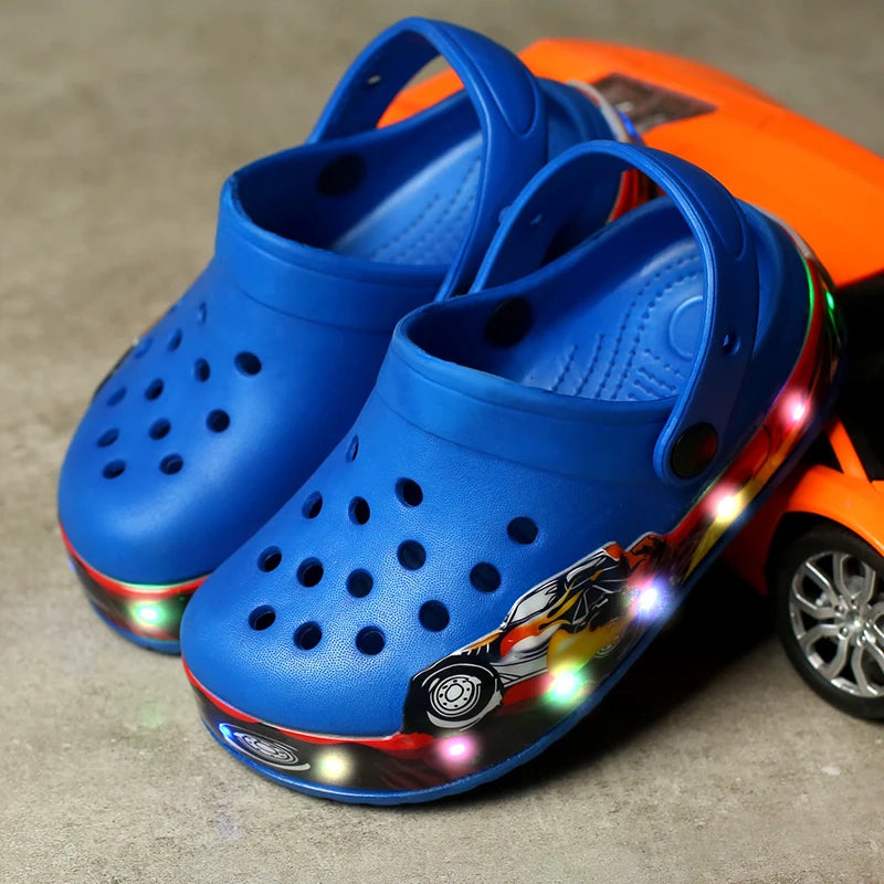 Sandales Enfant LED Lumineuses Été Garçon Fille – CLEVI Paris