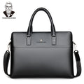 Sacoche Unisexe Cuir Véritable Business Luxe 38x4,5x29cm – CLEVI Paris