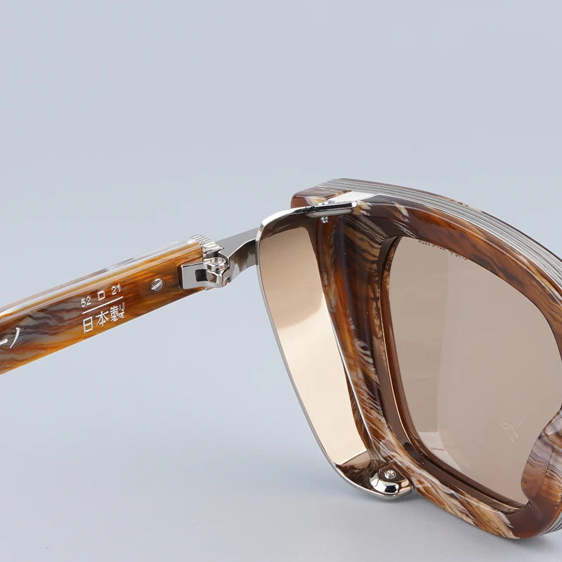 Lunettes de Soleil Carrées Acétate Luxe Vintage Unisexe UV400 – CLEVI Paris