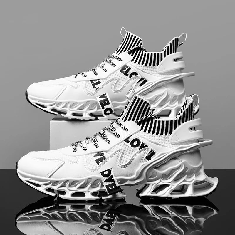 Sneakers Homme Flyknit Respirants Semelle Caoutchouc — Running & Casual | CLEVI Paris