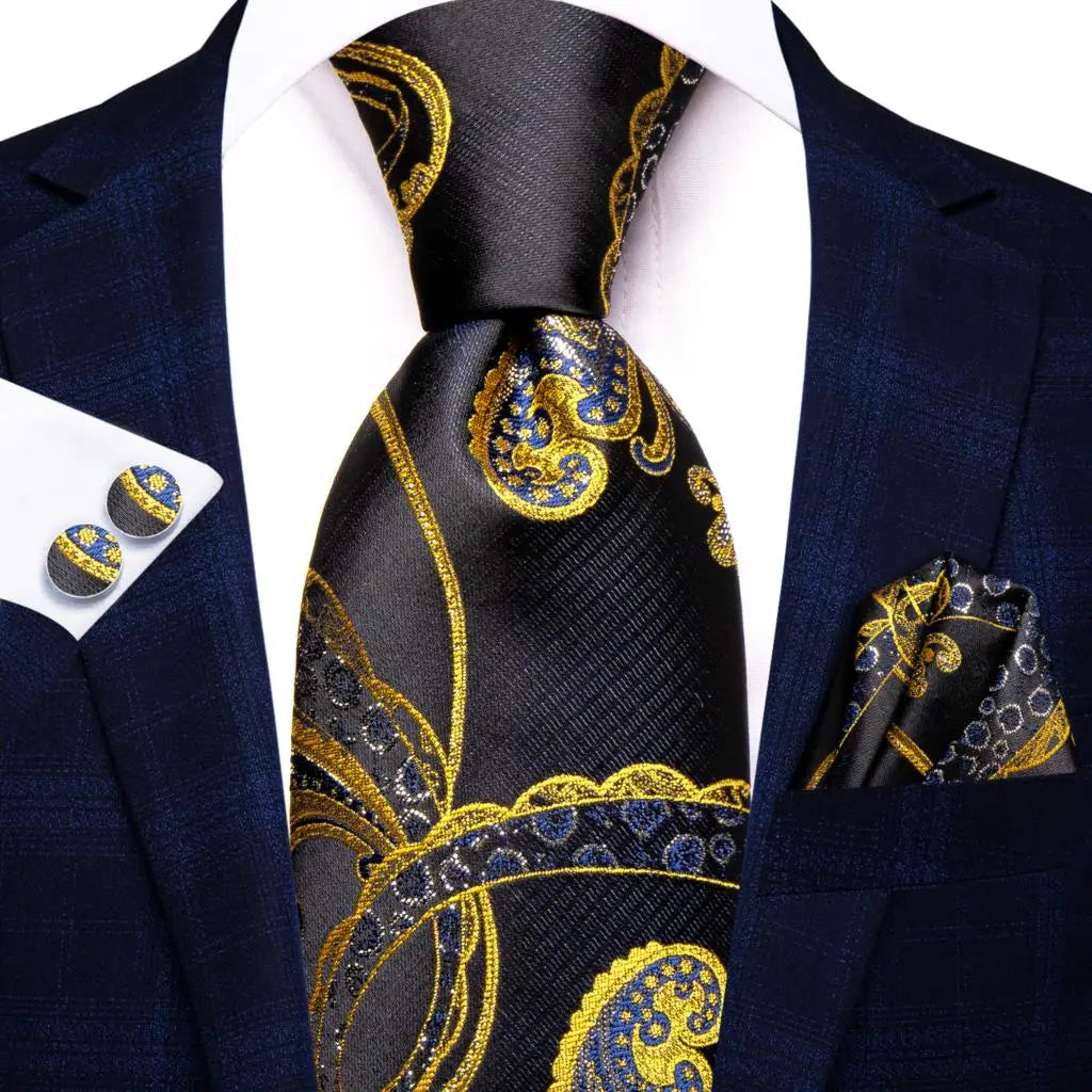 Ensemble cravate homme paisley – CLEVI Paris