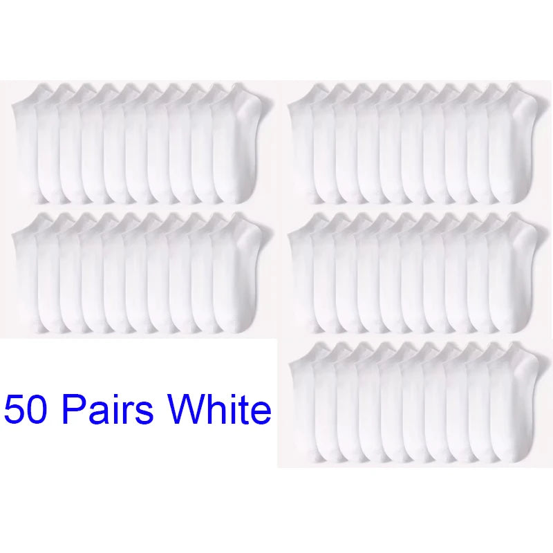 Chaussettes Basses Unisexes — Lot de 5 à 50 paires — CLEVI Paris