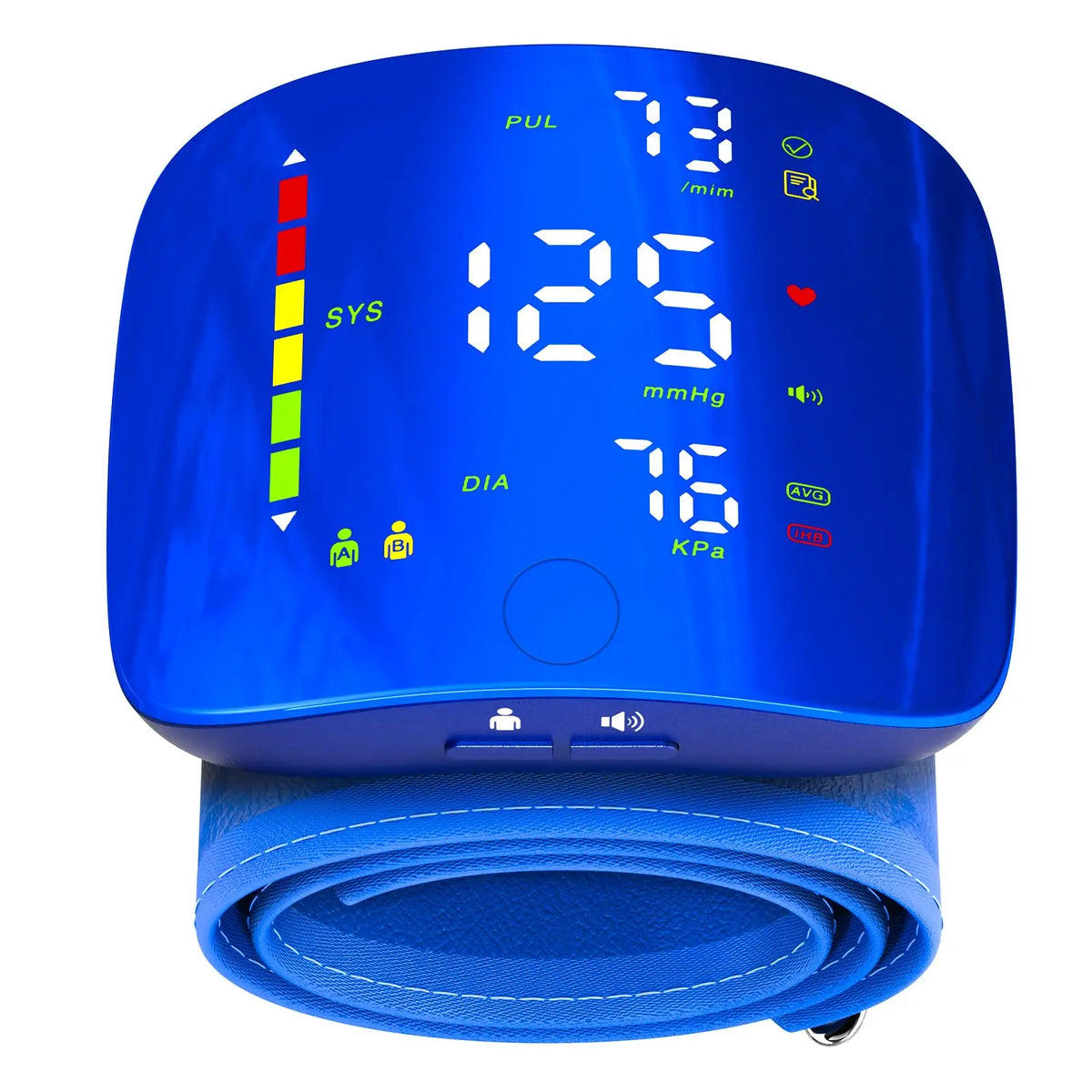 Tensiomètre Poignet Rechargeable Écran Tactile LED 99x2 Mémoires – CLEVI Paris