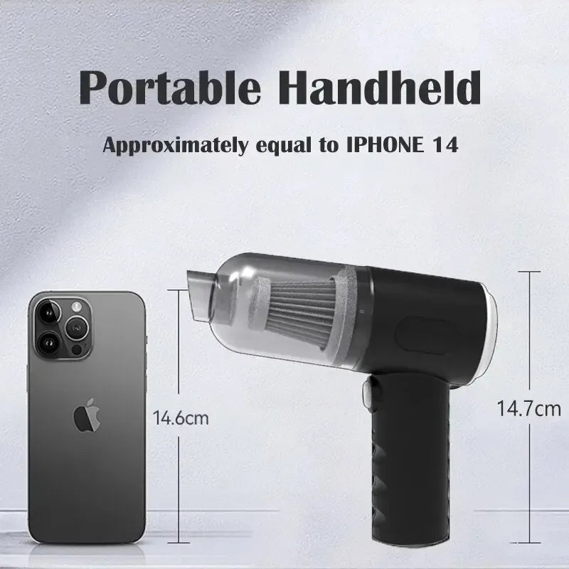 Aspirateur Portable Sans Fil 9000Pa USB — CLEVI Paris