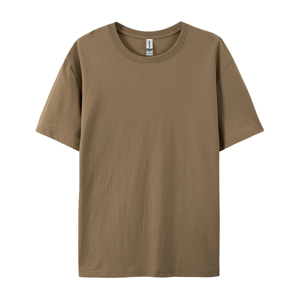 T-Shirt Unisexe Coton Col Rond Manches Courtes Coupe Loose 20 Coloris Candy Été – CLEVI Paris