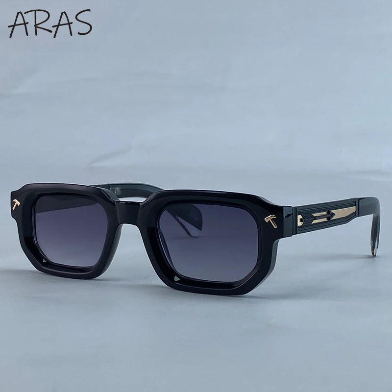 Lunettes de Soleil Carrées Polarisées Homme – Style Vintage Conduite UV400 – CLEVI Paris