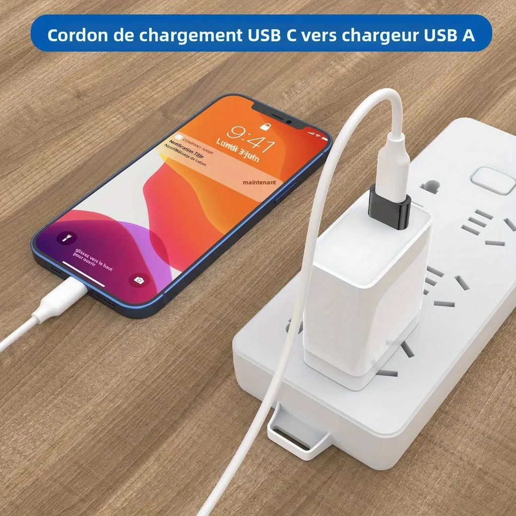 Adaptateur USB-A vers USB-C Lot de 3 OTG – CLEVI Paris