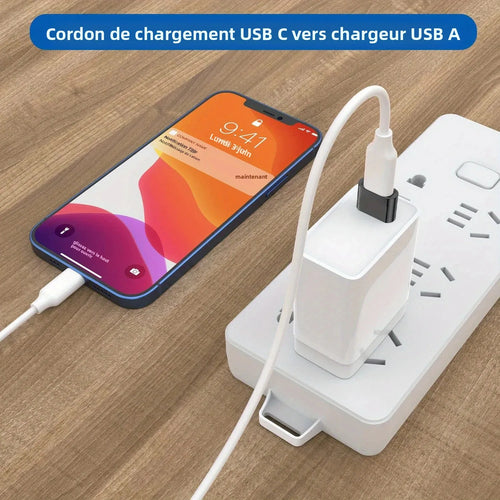 Adaptateur USB-A vers USB-C Lot de 3 OTG – CLEVI Paris
