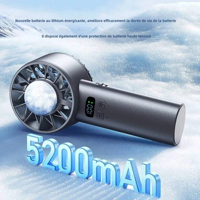 Ventilateur Portable Pliable USB – Ice Compress Rechargeable Voyage & Outdoor