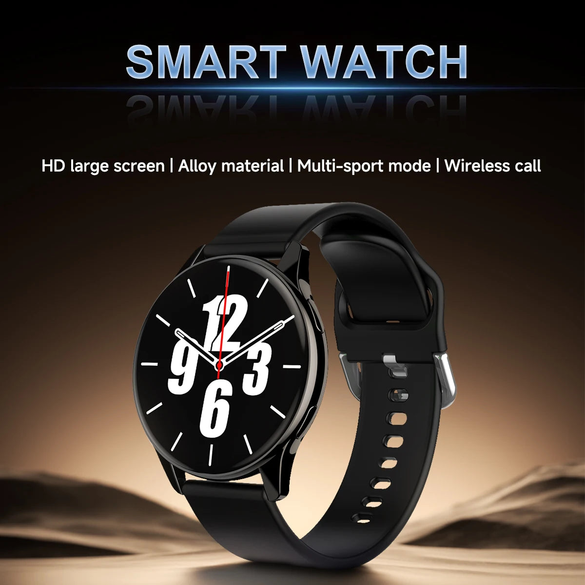 Montre Connectée SIMSONLAB — Huawei GT5 Pro, Appels BT, Cardio, SpO2, Sommeil, Écran HD 1.28" | CLEVI Paris