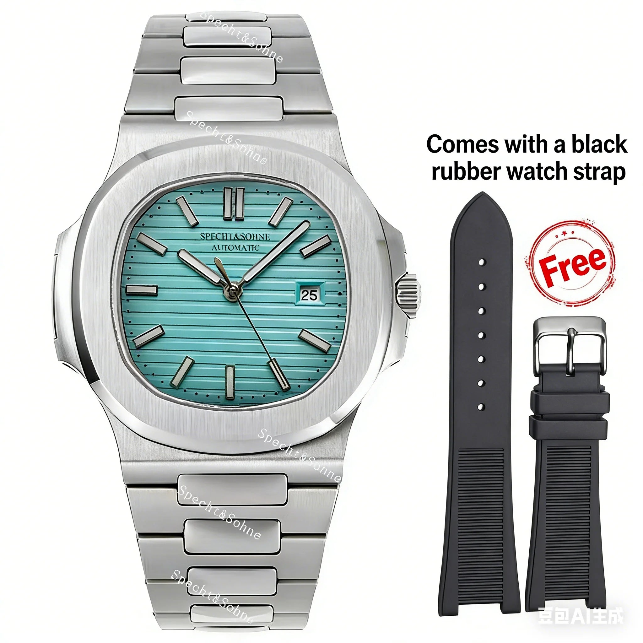 Montre Automatique Homme Specht & Söhne 40MM Acier Verre Saphir 50M – CLEVI Paris