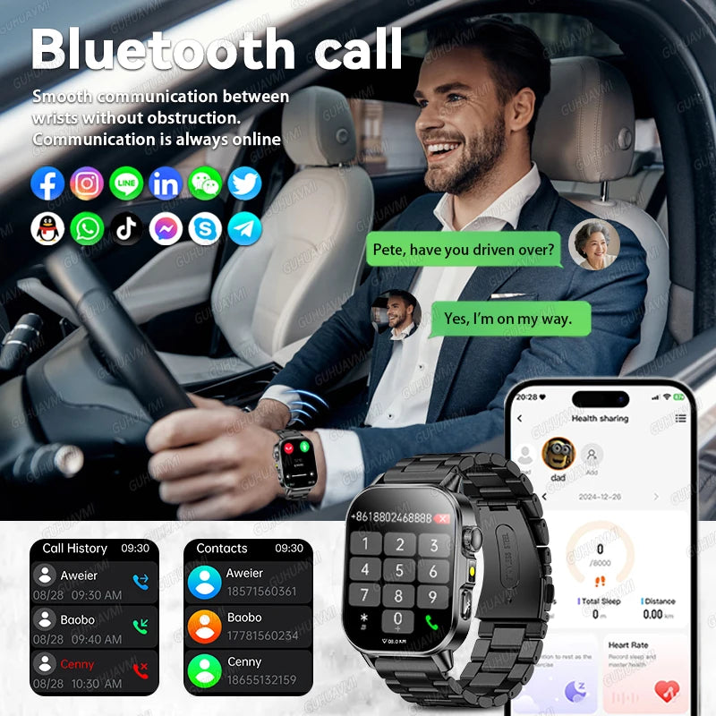 Montre connectée ET571 AMOLED 2″ – CLEVI Paris