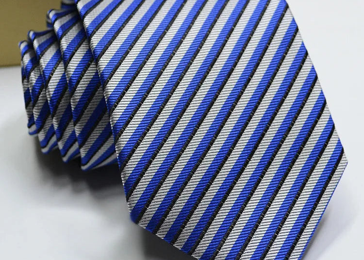 Cravate homme motifs variés 7–8 cm – CLEVI Paris