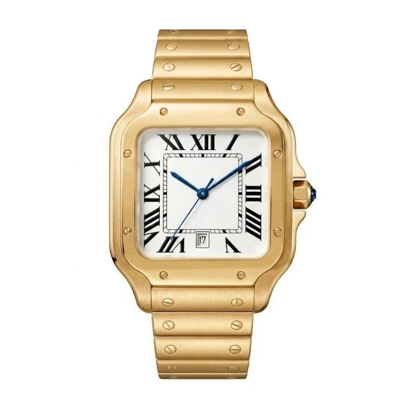 Montre Unisexe GRAYSS 5-11 Quartz Japonais Chiffres Romains Acier Inoxydable Style Luxe Rétro – CLEVI Paris