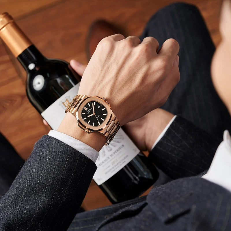 Montre Quartz Homme Acier 316L | Mouvement Japonais MIYOTA 2115 Lumineux – CLEVI Paris