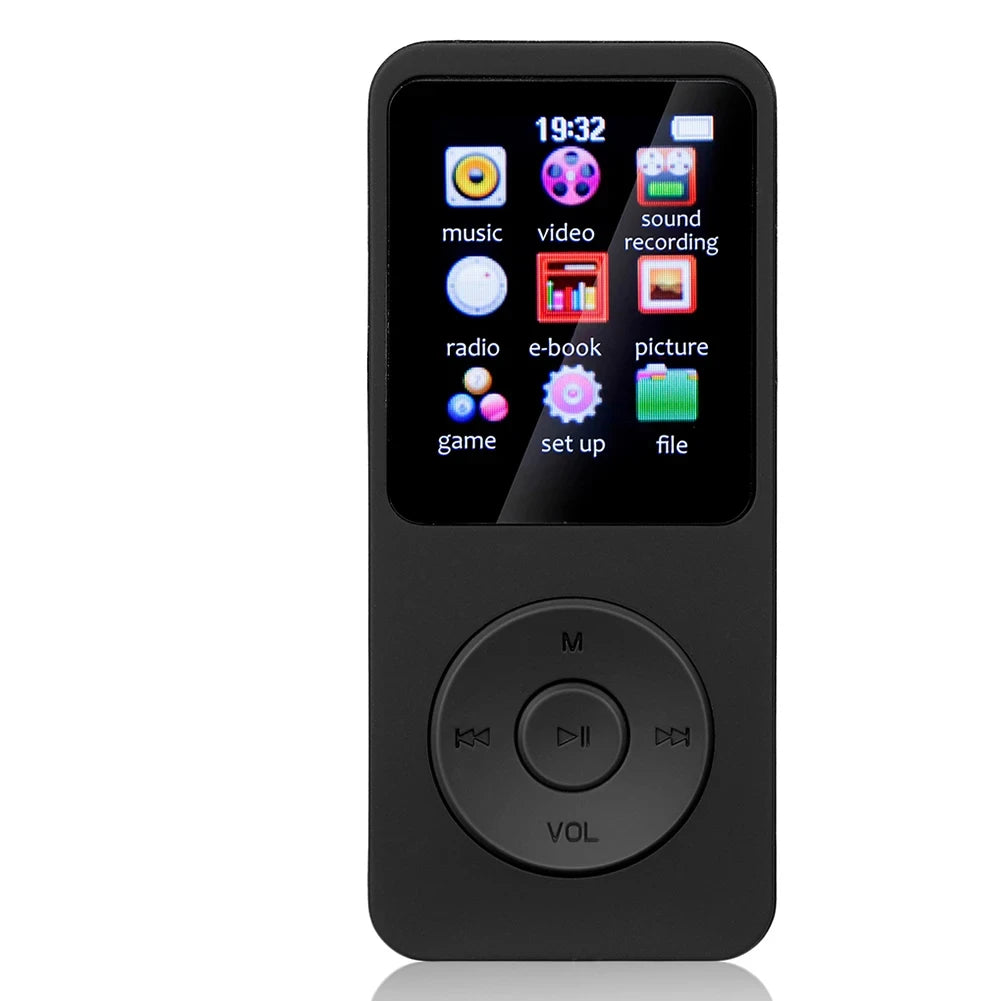 Kebidu Lecteur MP3/MP4 Bluetooth 5.0 HiFi Écran 1,8" FM TF 128Go – CLEVI Paris