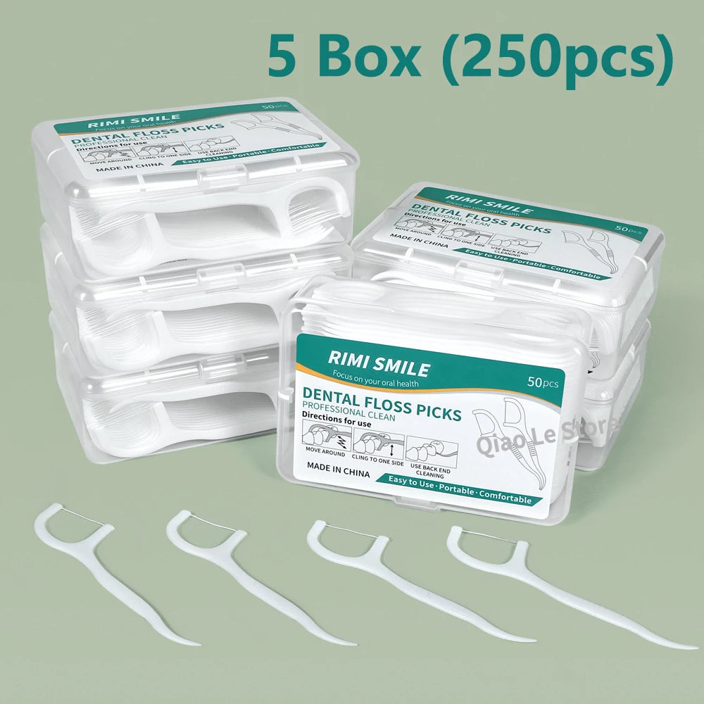 Cure-Dents Fil Dentaire Jetable Haute Tension — Lot de 1 à 10 Boîtes — CLEVI Paris