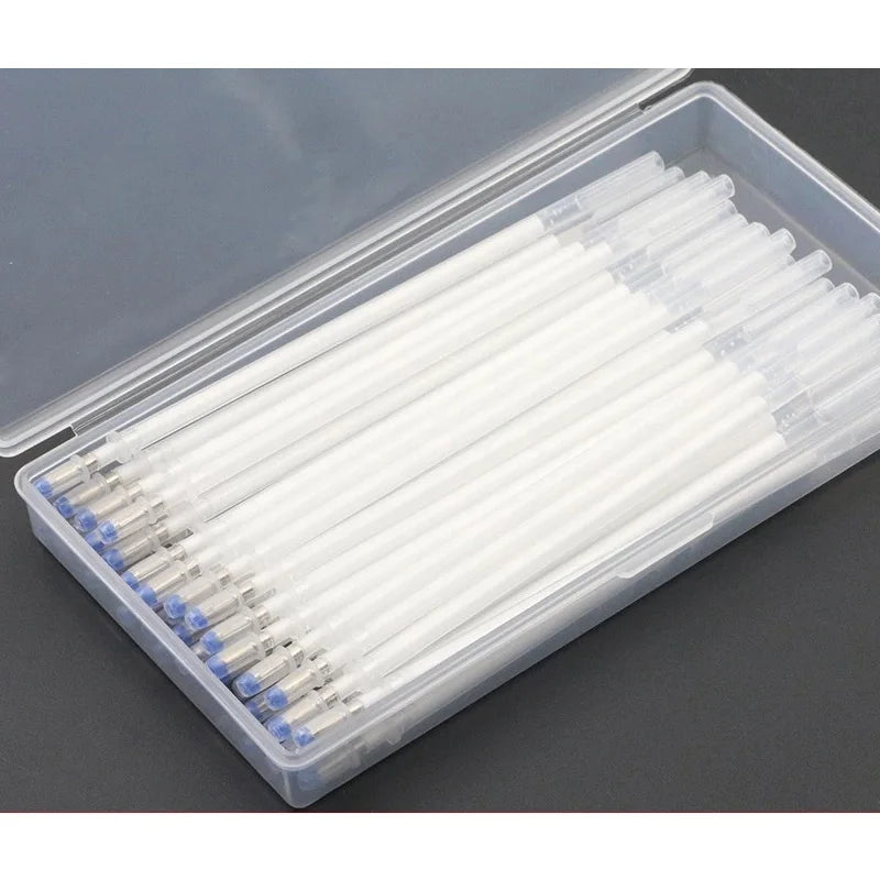 Stylo Thermique Effaçable | Recharges Couture, DIY & Cuir, Lot 40 pcs + Stylo + Boîte – CLEVI Paris