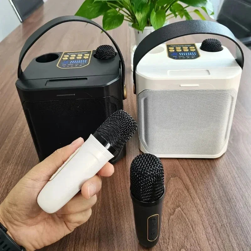 AyeBeau S882 Enceinte Karaoké 100W Bluetooth 5.3 2 Micros Changeur de Voix – CLEVI Paris
