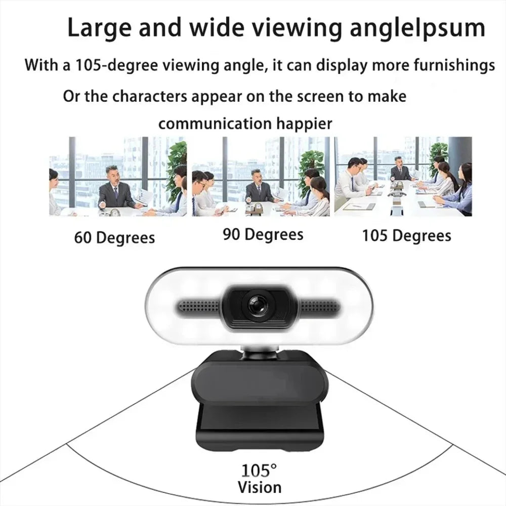 Webcam Full HD 1080P / 2K / 4K avec Autofocus et Micro – CLEVI Paris