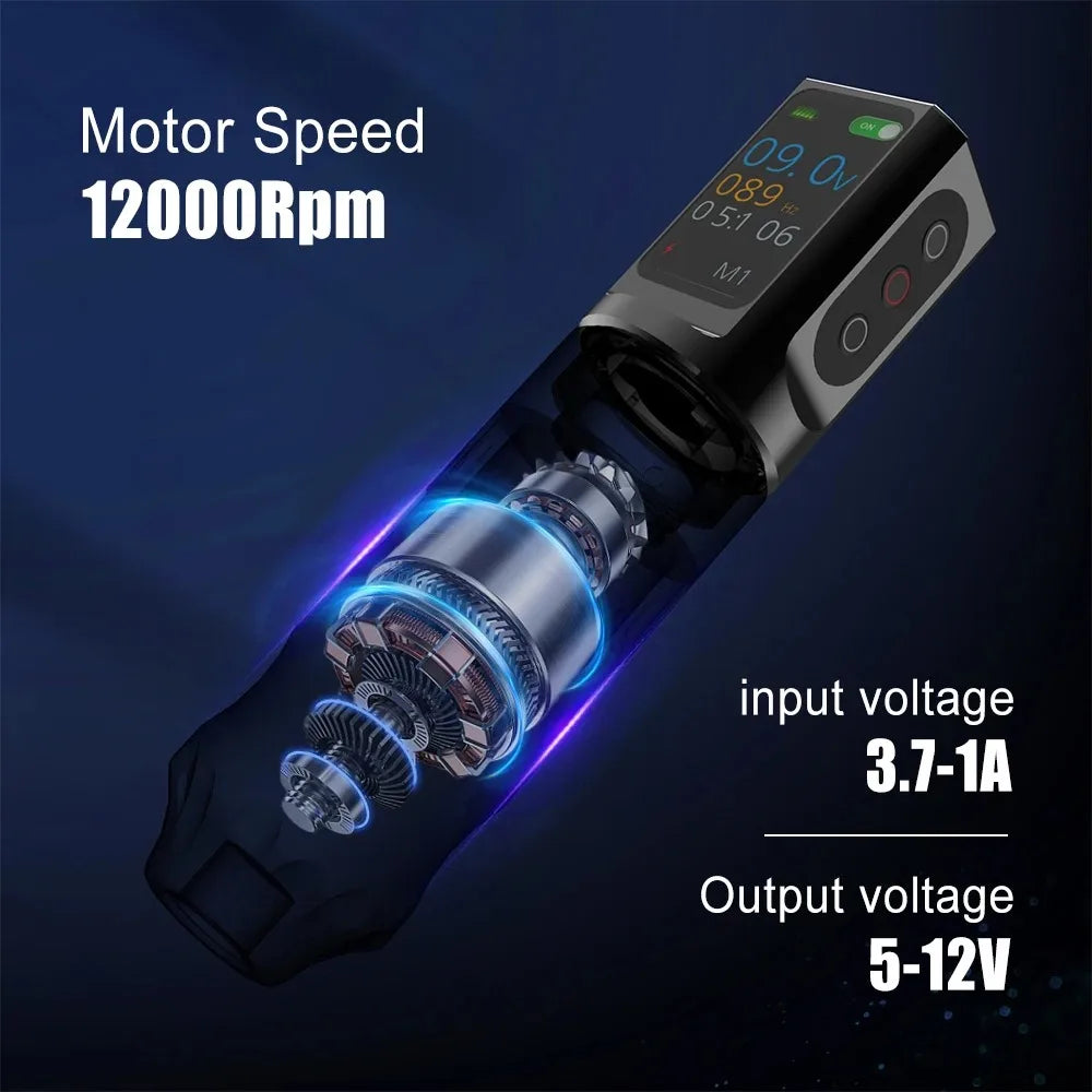 Machine à Tatouer Électrique Galaxy Tattoo Stylo Batterie Rechargeable Aluminium – CLEVI Paris