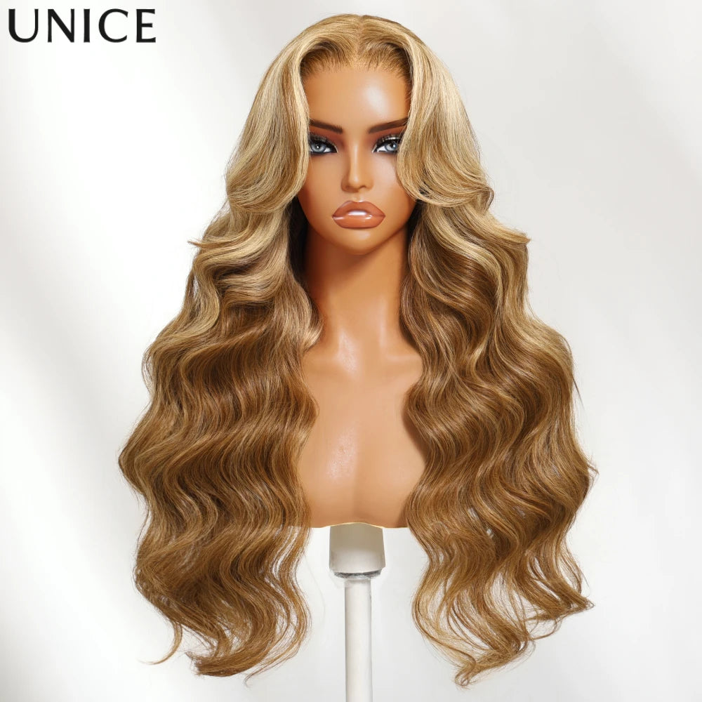 Perruque Body Wave blonde 7x5/13x4 – CLEVI Paris