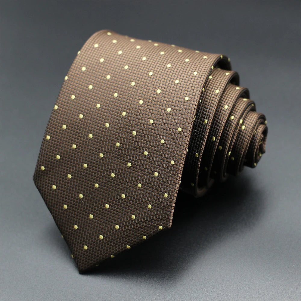 Cravate homme à pois 7 cm – CLEVI Paris