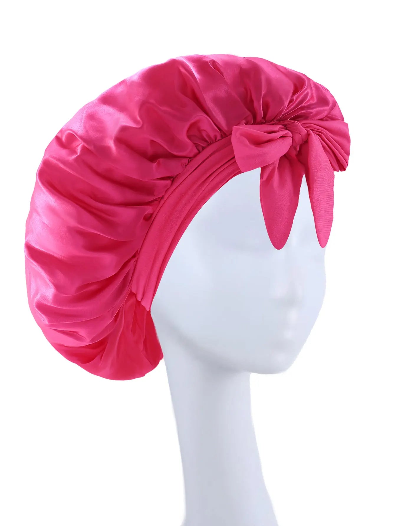 Bonnet de Nuit Satin Cheveux Bouclés — CLEVI Paris
