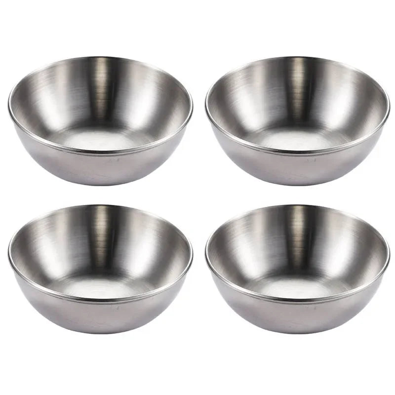 Coupelles à Sauce en Inox — Or & Argent, Lot de 2 ou 4, Apéritif & Condiments | CLEVI Paris