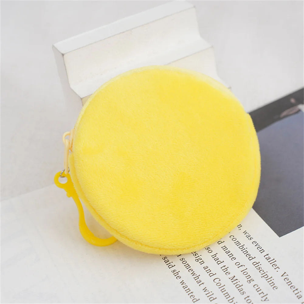 Porte-Monnaie Peluche Rond Kawaii — CLEVI Paris