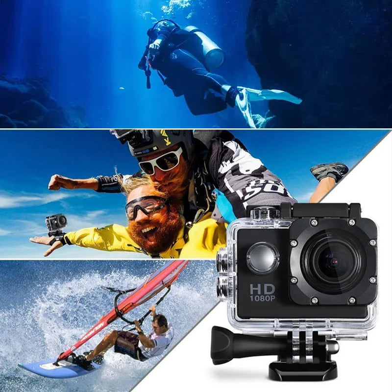 Action Cam 4K Ultra HD – Boîtier Étanche, Écran 2", Capteur Sony, Sports & Casque – CLEVI Paris
