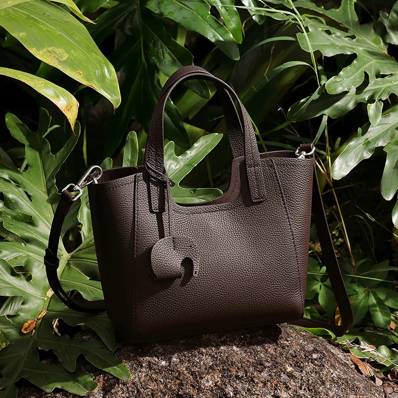 Sac Seau Femme Cuir Véritable Vintage Tote & Bandoulière – CLEVI Paris