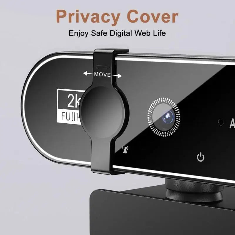 Webcam EOENKK 4K Autofocus – Micro Intégré, Fill-in Optionnel, USB Plug-and-Play, PC & Laptop, Streaming & Visio – CLEVI Paris