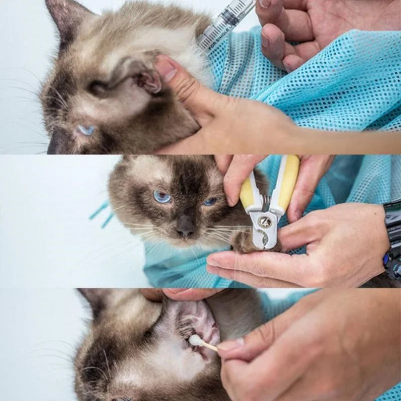 Sac de bain et toilettage pour chat – CLEVI Paris