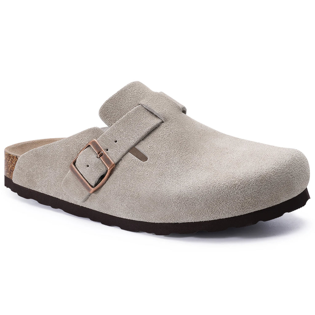 Mules Clogs Daim & Liège Style Britannique | Mixte EU 36-46 Multicolore