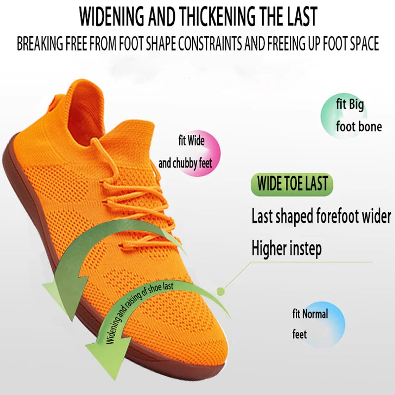 Chaussures Minimalistes Barefoot Unisexe – Légères Respirantes Semelle Large Marche Running Casual Pointures 36–46 – CLEVI Paris