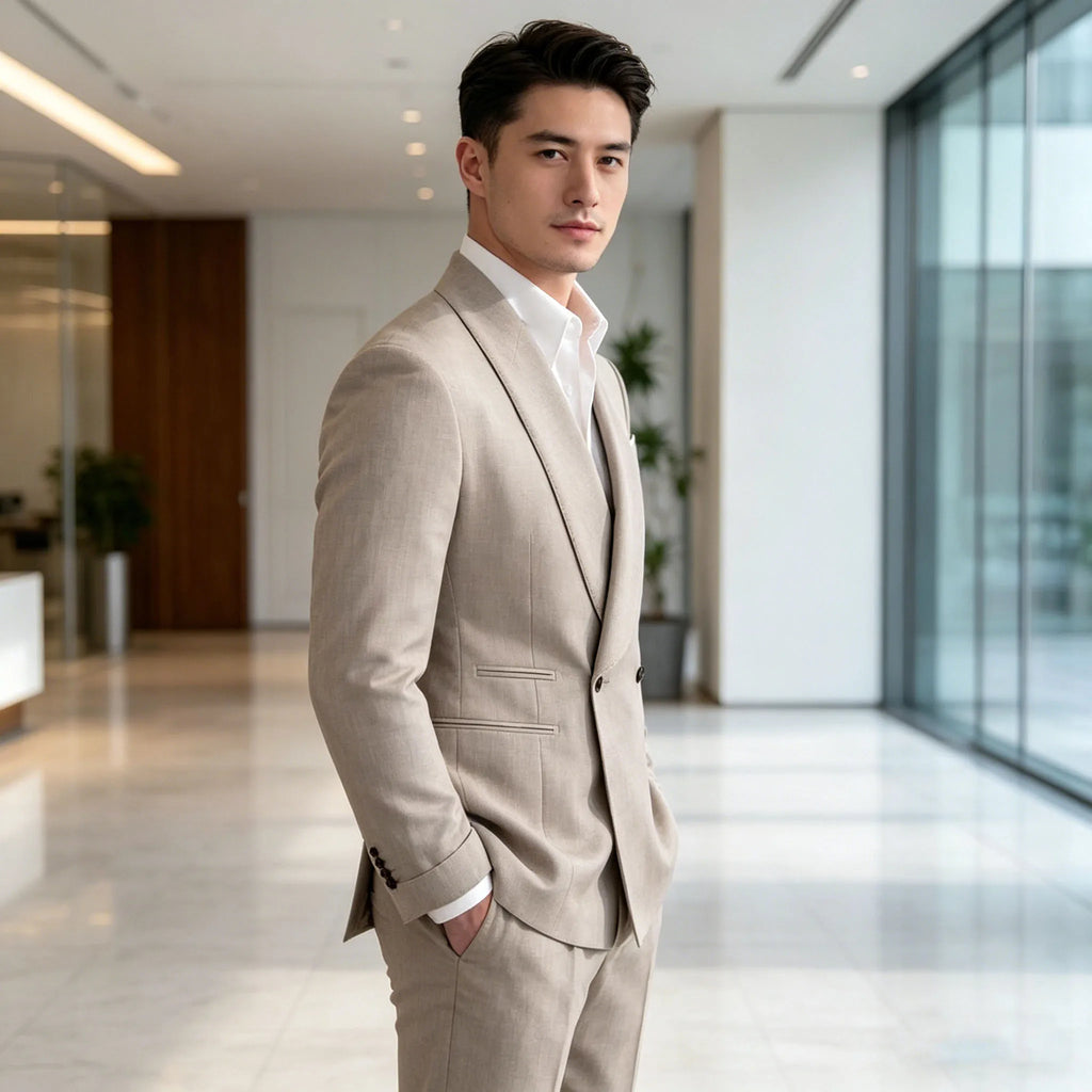 Costume Homme Seersucker Léger – CLEVI Paris