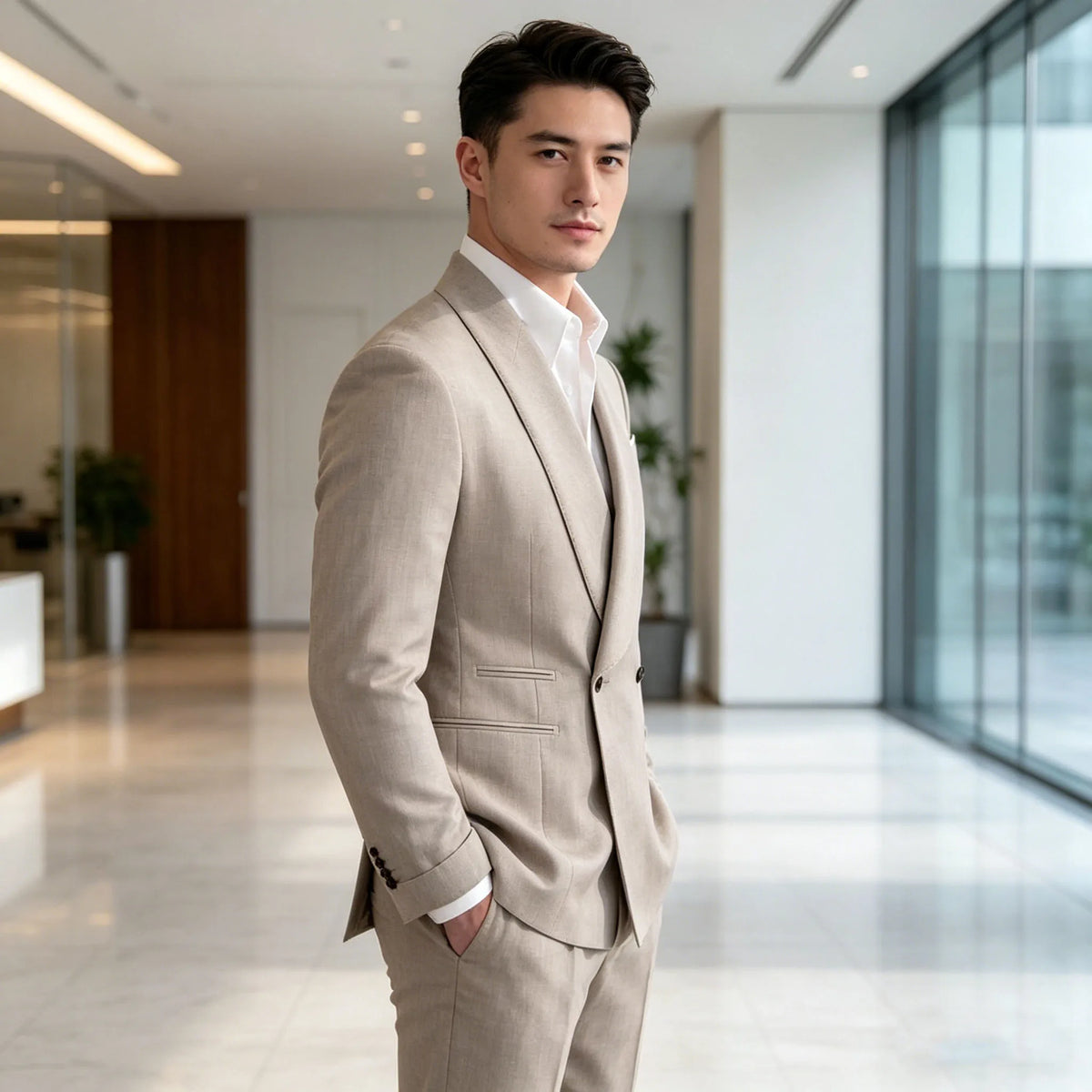 Costume Homme Seersucker Léger – CLEVI Paris