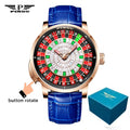 Montre Mécanique Homme PINDU NH35A – Roulette, Saphir & Diamants | Édition Limitée